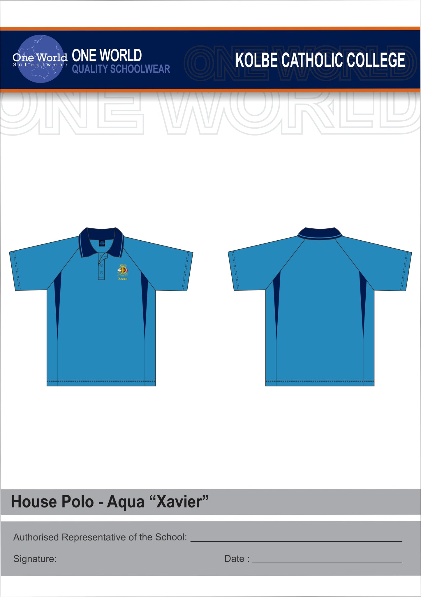 Polo - House Polo Aqua- XAVIER