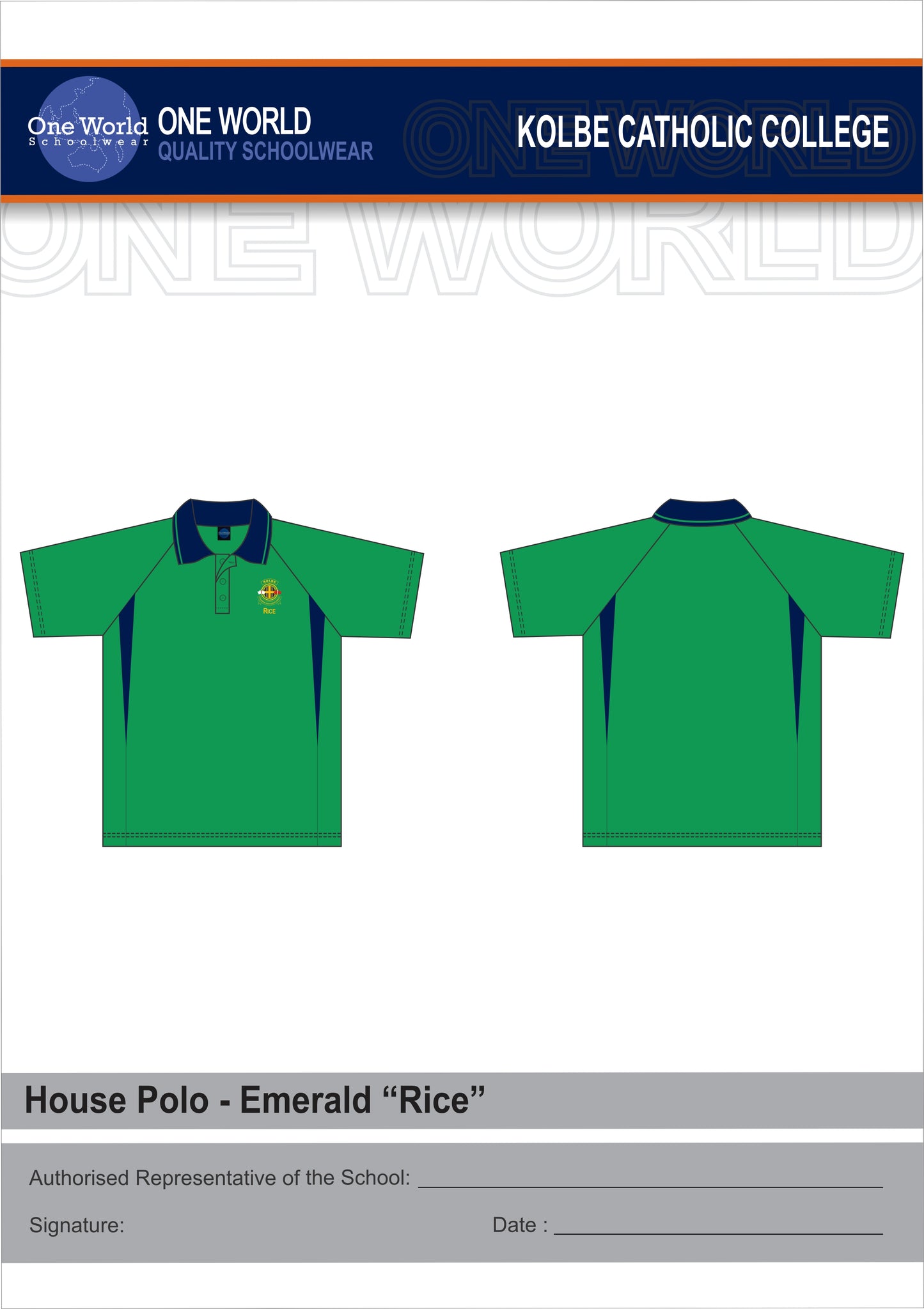Polo - House Polo Emerald - RICE