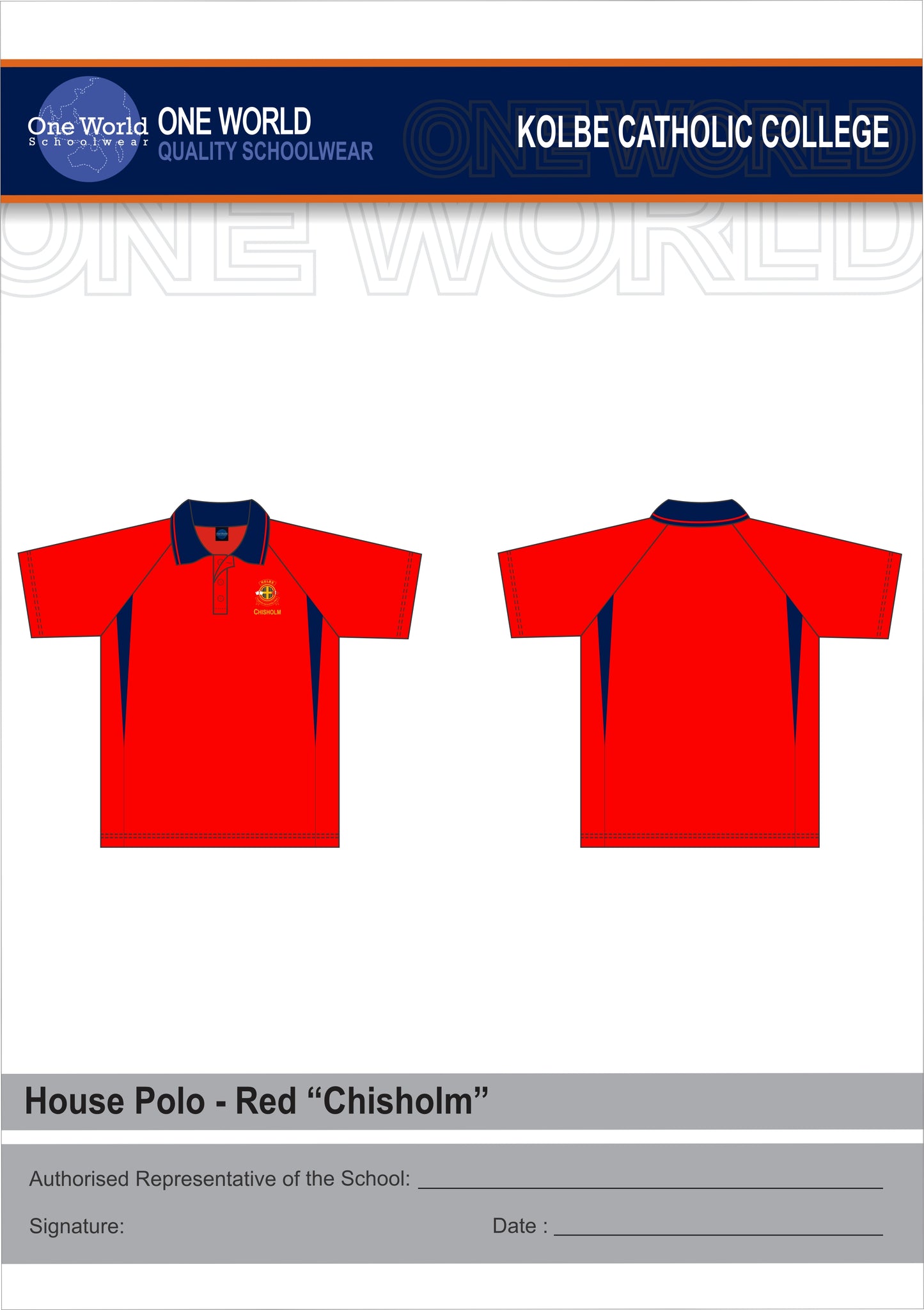 Polo - House Polo Red - CHISHOLM